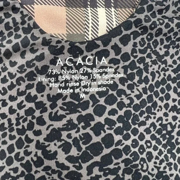 ACACIA Saba One Piece Gingham Size Medium - Picture 6 of 8